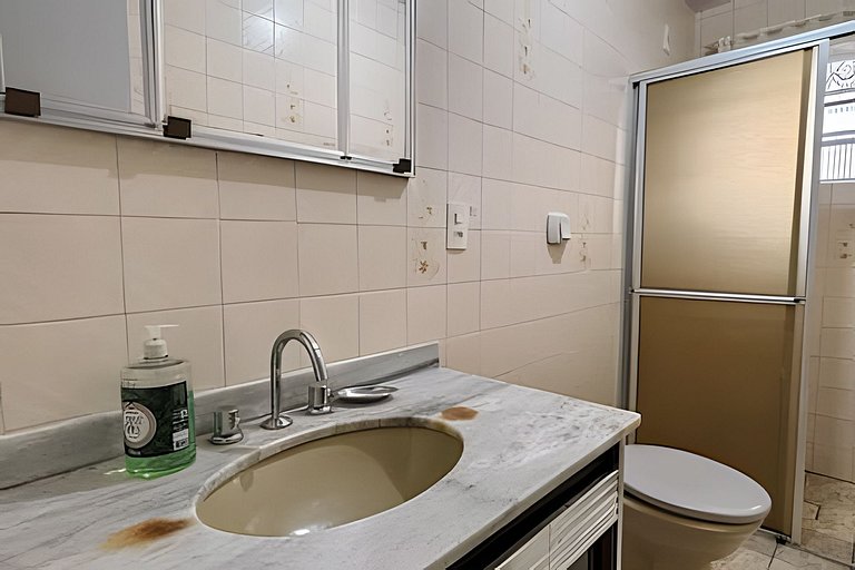 Casa c/ampla cozinha e 3 quartos p/ate 7 pessoas